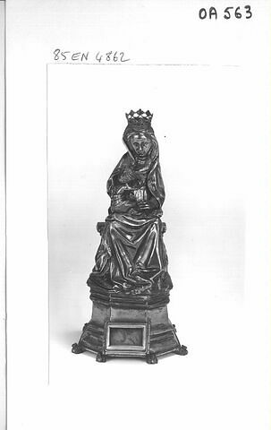 Statuette : Vierge à l’Enfant assise, image 6/6