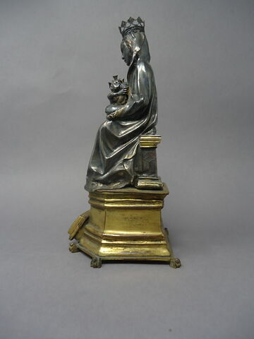 Statuette : Vierge à l’Enfant assise, image 2/6