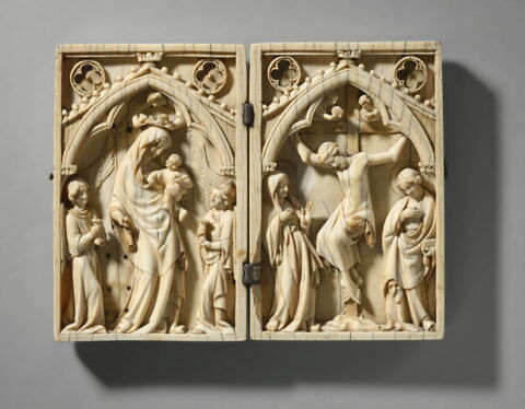 Diptyque : Vierge glorieuse ; Crucifixion