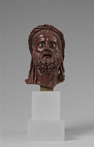 Statuette : tête d'Hercule, image 1/12