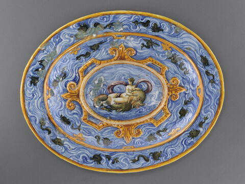 Plat ovale : le Triomphe de Joseph, image 3/13