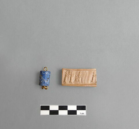 Sceau-cylindre : scène de présentation, image 4/5