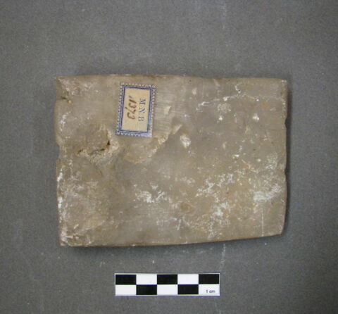 plaque ; tablette