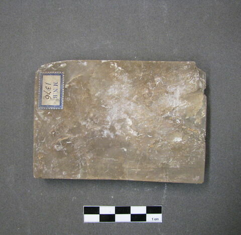 plaque ; tablette