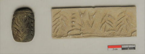 perle ; sceau cylindre, image 1/1