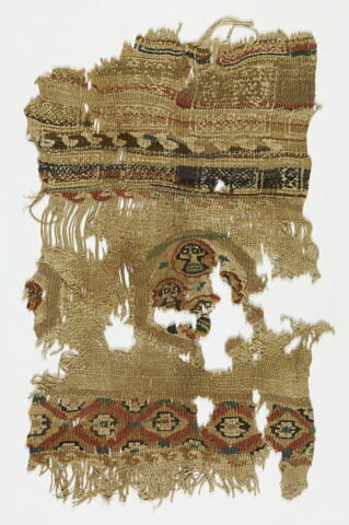 exercice de tissage ; fragment, image 1/2