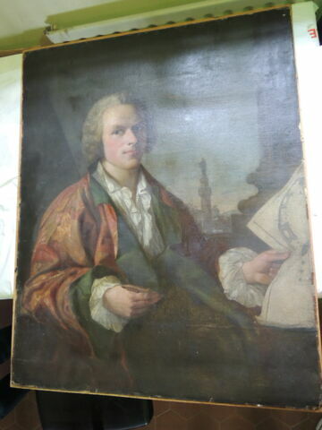 Portrait d'un architecte devant la colonne Trajane, image 3/7