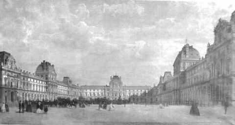 L'Impératrice Eugénie sortant du Louvre, image 3/3