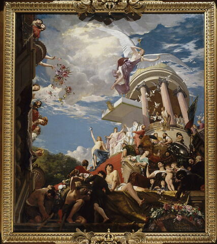 Plafond : Gloria Mariae Medicis, dit Le triomphe de Marie de Médicis