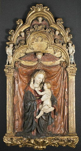 Vierge et l'Enfant dans un tabernacle