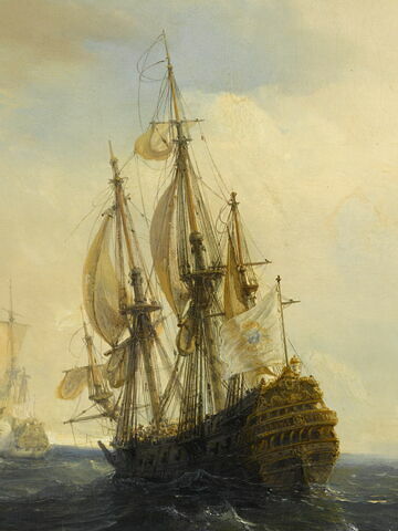Prise de sept vaisseaux anglais par la frégate française L'Aigle, 2 mai 1811, image 2/3