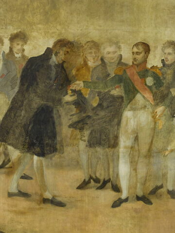 Napoléon Ier visite le Salon du Louvre et distribue aux artistes des croix de la Légion d'honneur, 22 octobre 1808, image 8/14