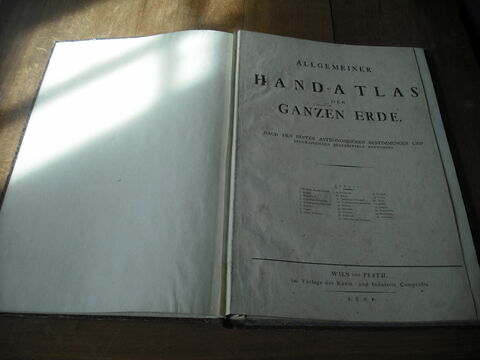 Livre : Allgemeiner Hand-Atlas der Ganzen Erde, Vienne-Pest, 1807, image 2/2
