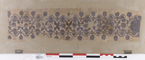 bande décorative d'habillement ; fragment