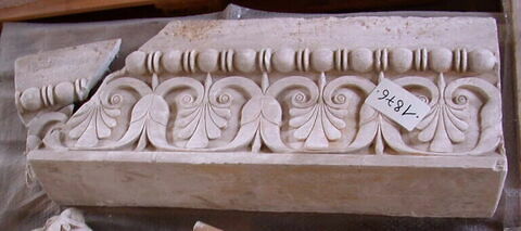 décor architectural ; Tirage d'un fragment de décor du trésor de Siphnos à Delphes