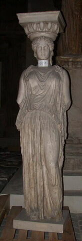 statue ; Tirage de la caryatide dite "C" de l'Érechtéion
