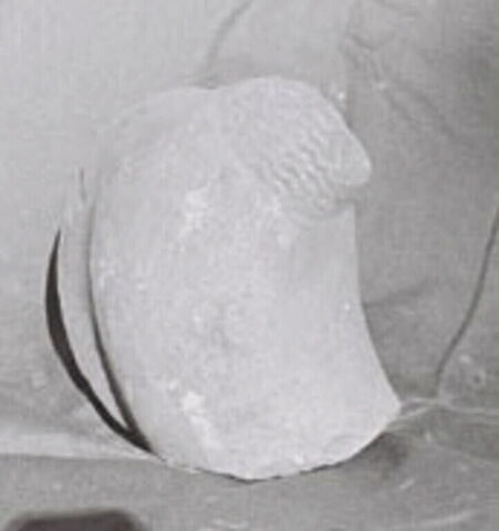 plaque de frise  ; Tirage intégral d'un fragment de torse masculin