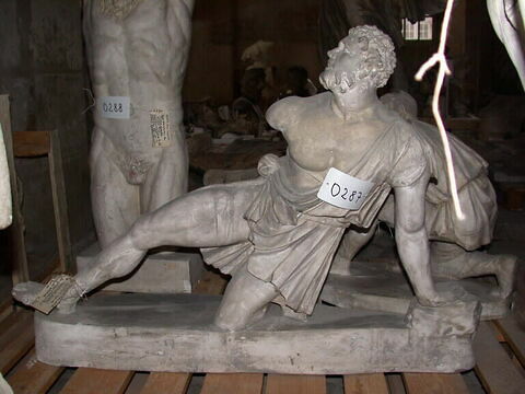 statue ; Tirage d'une statue de combattant gaulois