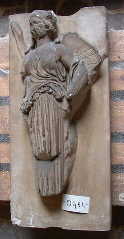 plaque de frise ; Tirage d’un relief représentant Nikê casquée