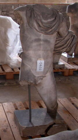 statue  ; Tirage d'un torse d'Aktéon