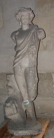statue ; Tirage d’une statue de Bacchus avec une panthère