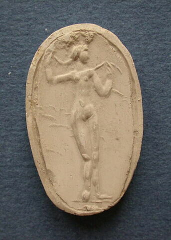 Tirage d’une empreinte d'intaille représentant Aphrodite se coiffant, image 1/1