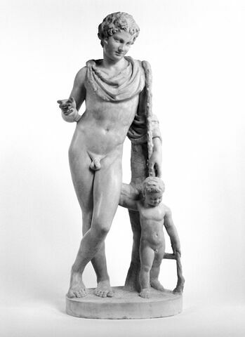 groupe statuaire ; Satyre Fould