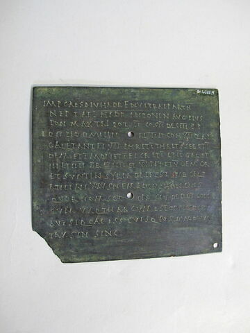inscription ; feuillet de diptyque, image 2/3