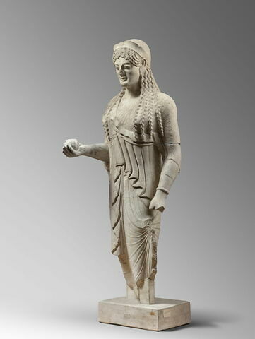statue ; Tirage de la korê 680 de l'Acropole