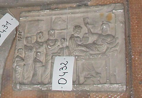 Tirage d’un relief représentant un banquet héroïque, image 1/1