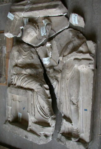 Fragment de tirage de la stèle funéraire attique dite “de Phrasicléia”, image 1/1