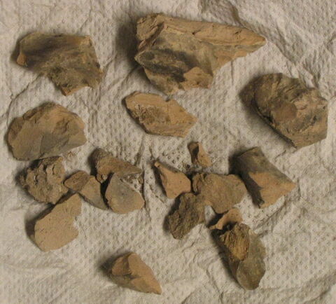 décor architectural  ; lot de fragments