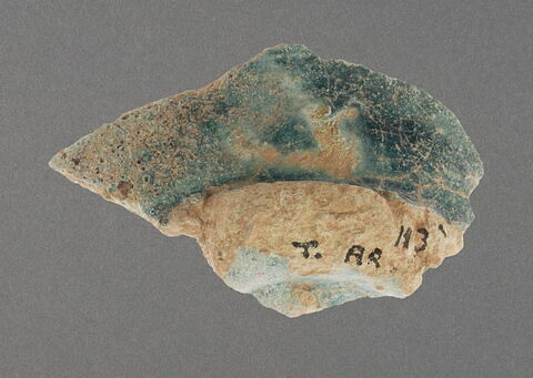 Fond de jarre turquoise (fragment de), image 1/1