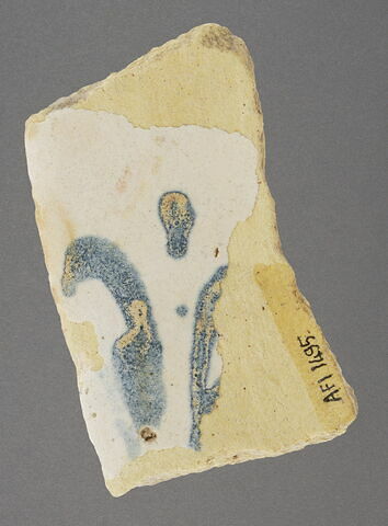 Bord de coupe à décor bleu et blanc, image 1/1