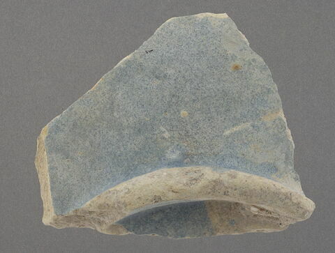 Fond de coupe blanche et bleue, image 1/1