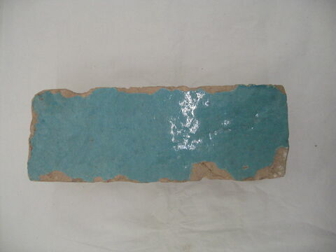 Brique glaçurée turquoise, image 1/1