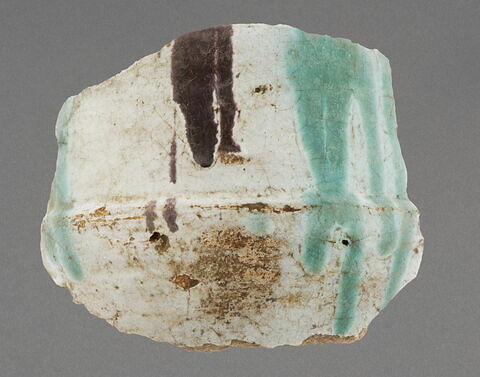 Fragment de jarre ou vase à décor jaspé, image 1/1