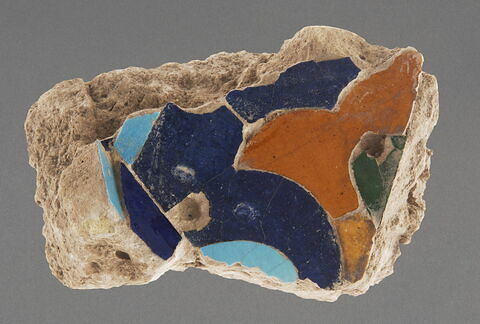 Fragment de mosaïque de céramique