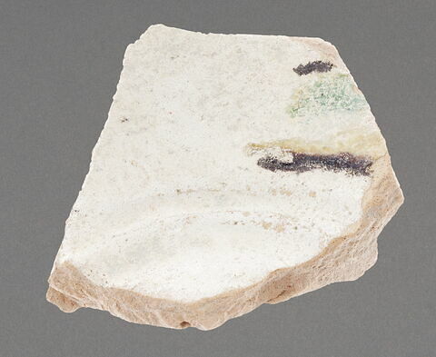 Fond de coupe (fragment de) à décor jaspé, image 1/1