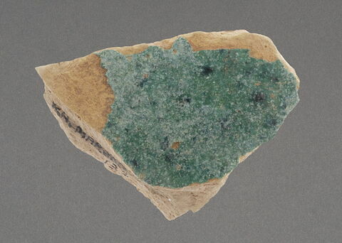 Tesson de jarre vert turquoise, image 1/1