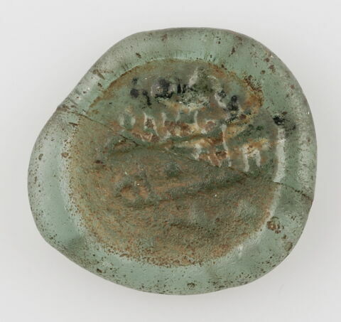 Disque au nom du calife fatimide al-Mustansir (r. 1036-1094), image 1/2