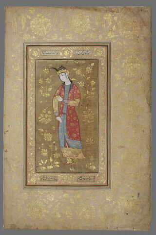 Un jeune prince tenant une coupe (page d'album), image 5/8