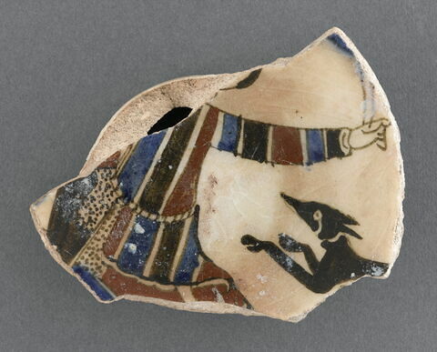 Fond de coupe au cavalier et au chien, image 1/3