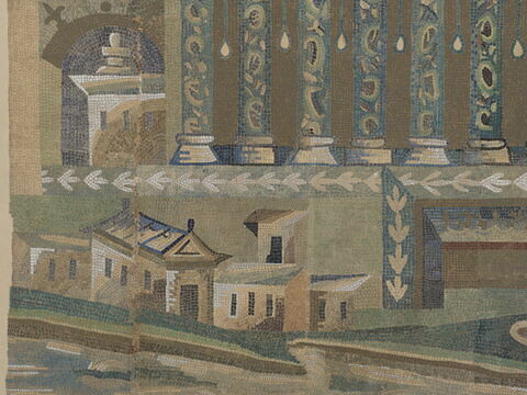 Panneau au Tholos (Relevé des mosaïques de la grande mosquée de Damas), image 4/6