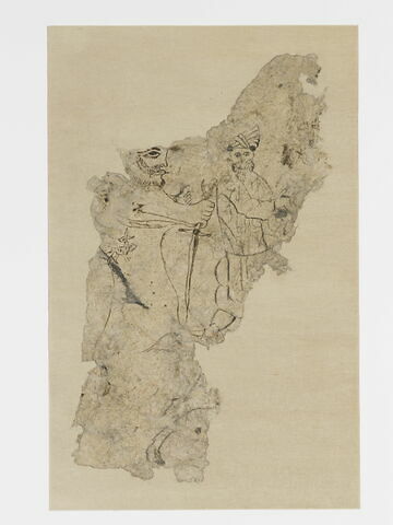 Deux personnages (fragment d'une esquisse), image 1/1