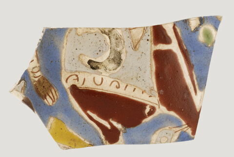 Fragment avec arrière train d'un cheval et main du cavalier, image 1/3