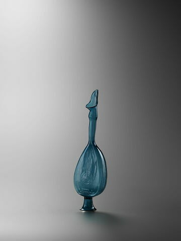 Vase à larmes (ashkdân) en forme de luth (ʿud), image 1/6