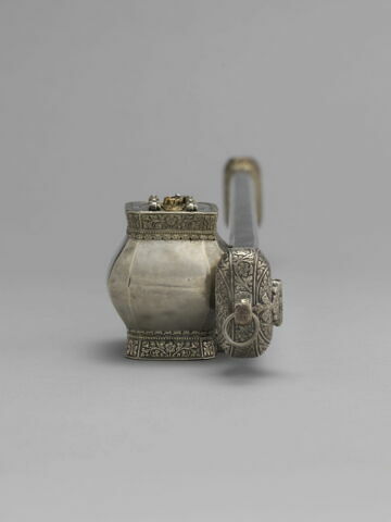 Ecritoire, Porte stylet et encrier portant la tughra du sultan ottoman Mahmud Ier, image 5/20