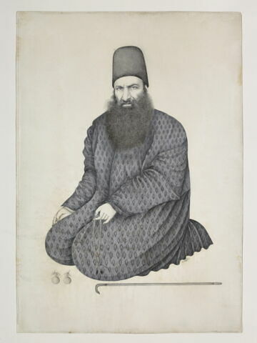 Portrait de Hajji Mirza Sulayman Khan Rukn al-Mulk (1838-1912)