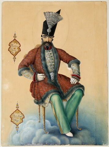 Portrait de Nasir al-Din Shah (1848-1896), image 2/3